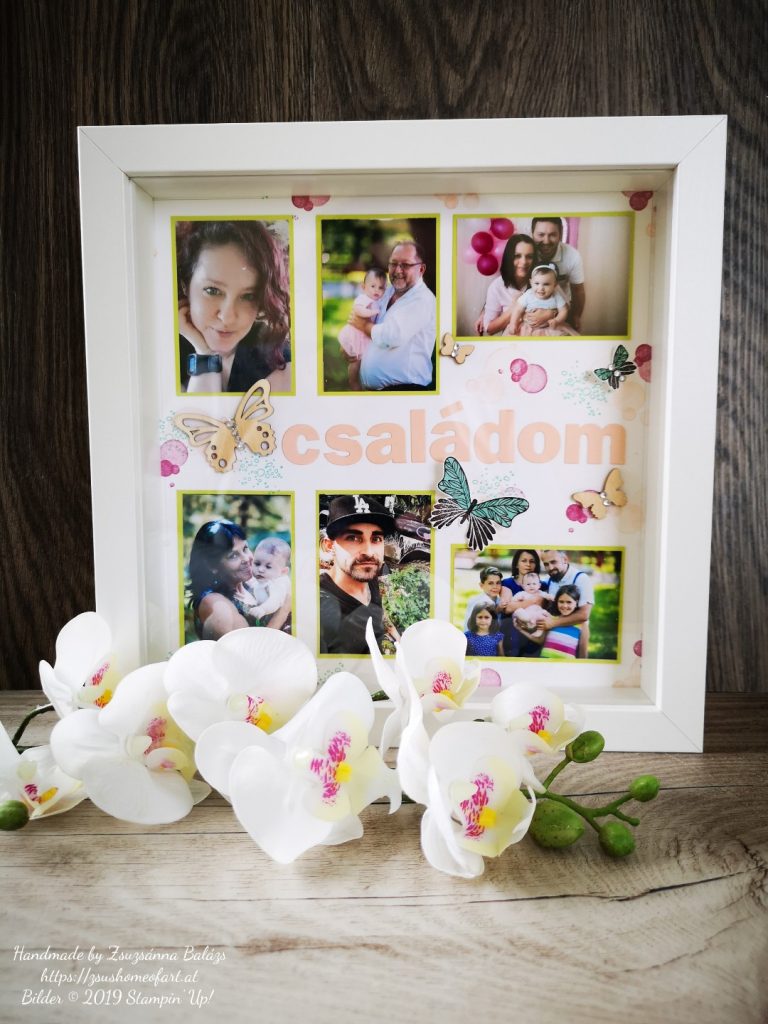 Geschenkidee RibbaRahmen Meine Familie